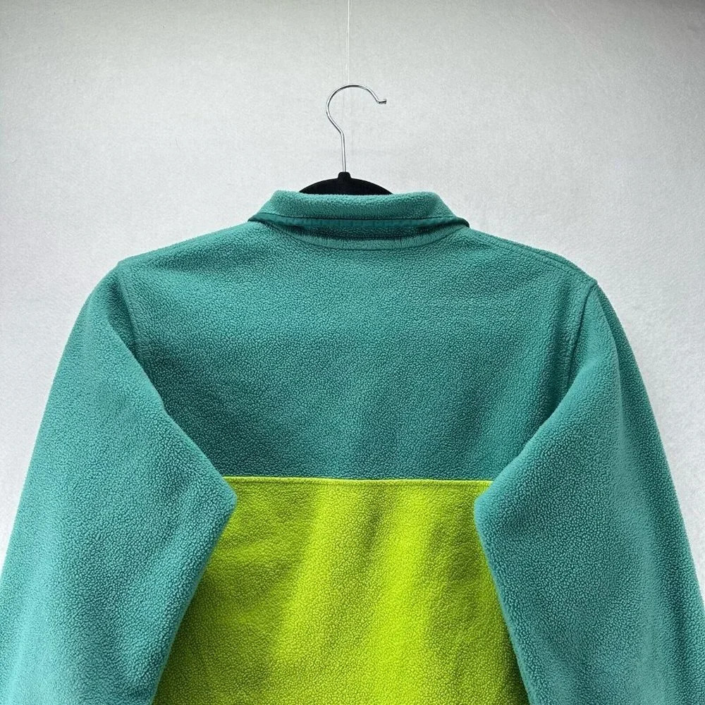 Patagonia Sweatshirt Womens S Synchilla Snap-T Fleece Pullover Lightweight Green - Picture 5 of 11